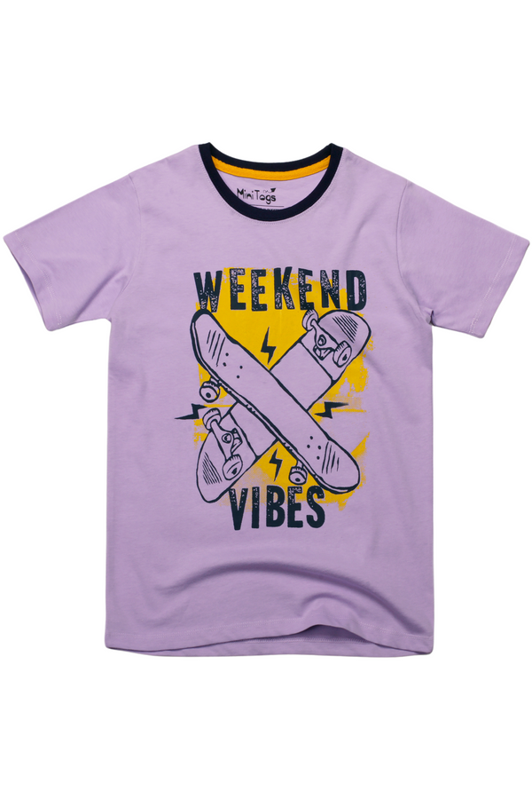 Light Lavender Weekend Vibes T-Shirt