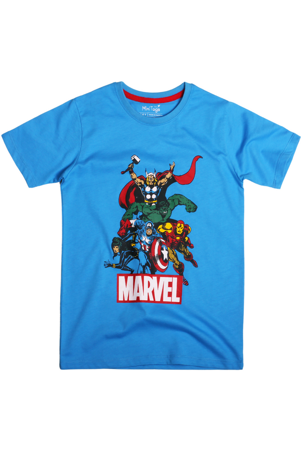 Light Blue Marvel T-Shirt