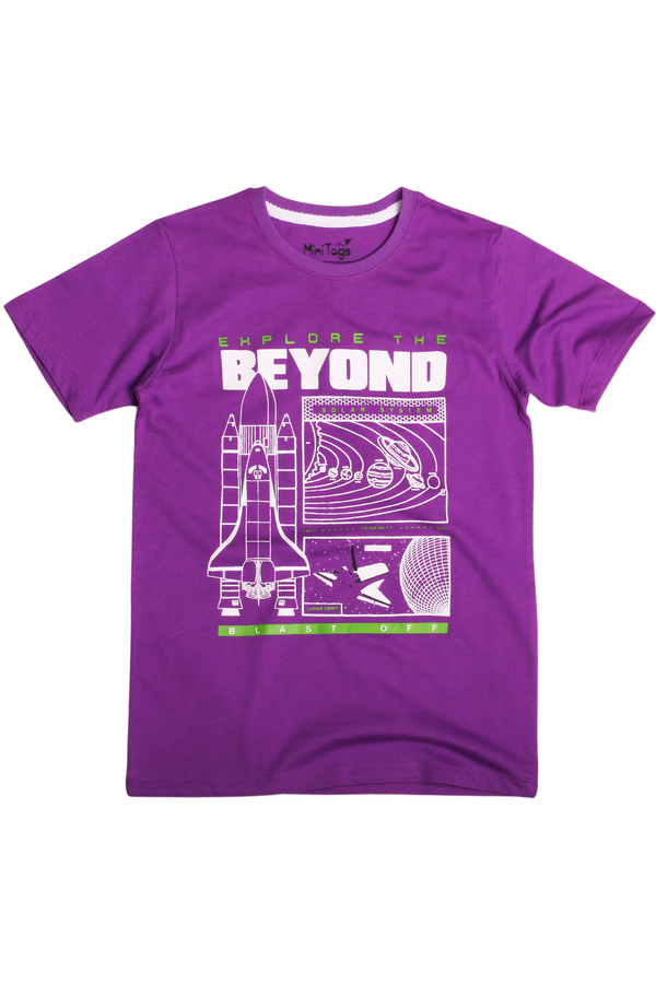 Purple "Explore the Beyond" T-Shirt