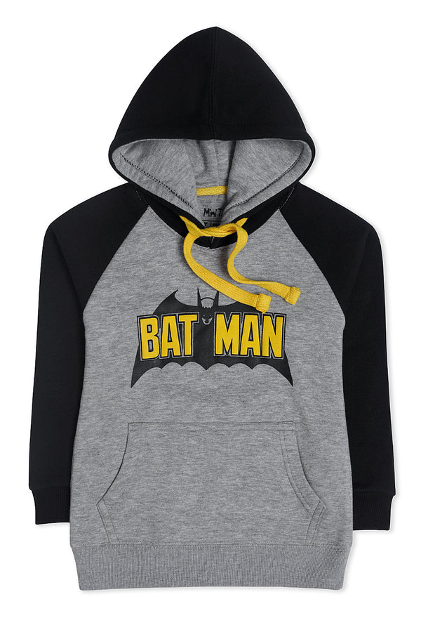 Grey & Black Batman Hoodie